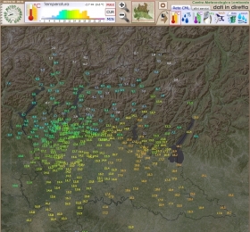 Tutti i dati meteo LOMBARDIA in diretta - METEOMILANO